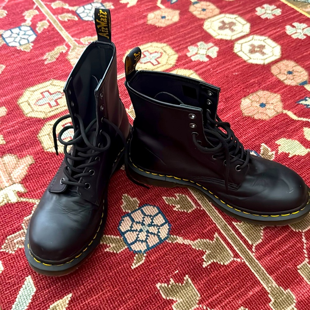 Doc Martens Black Combat Boots